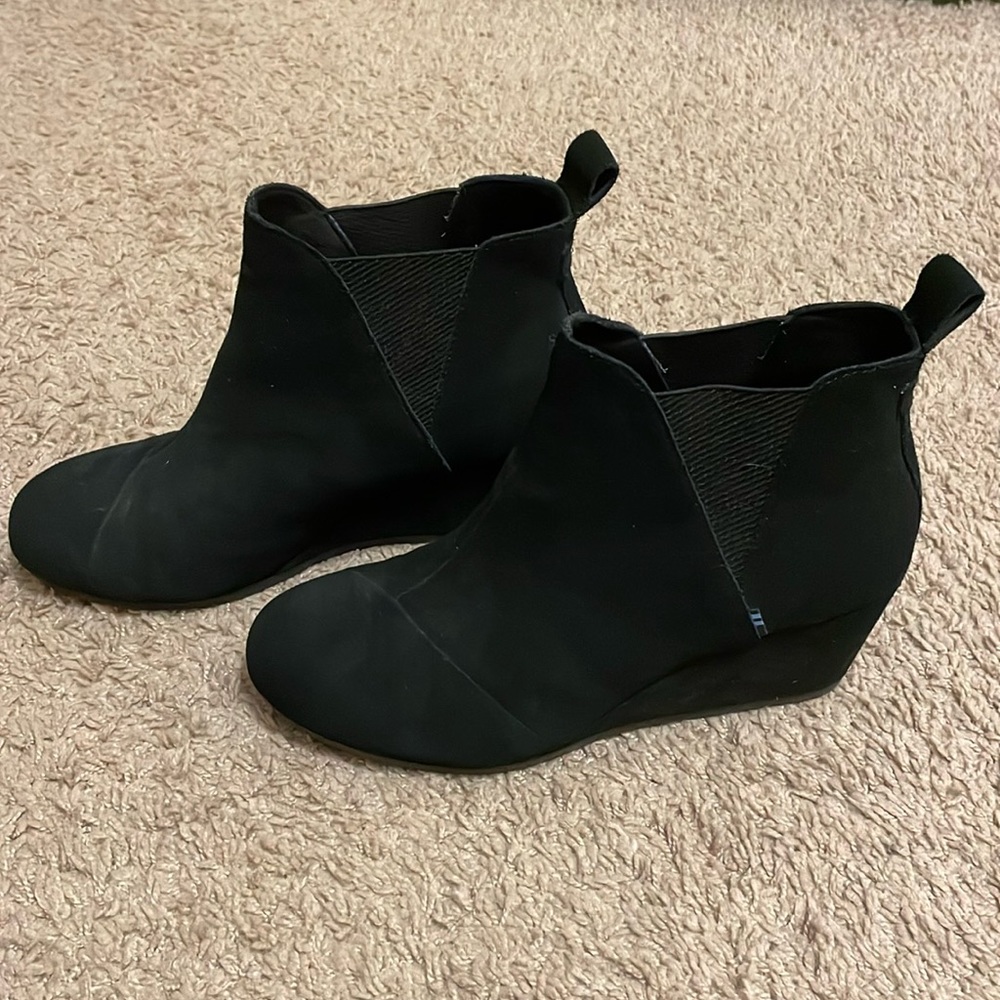 TOMS Wedge Ankle Boots